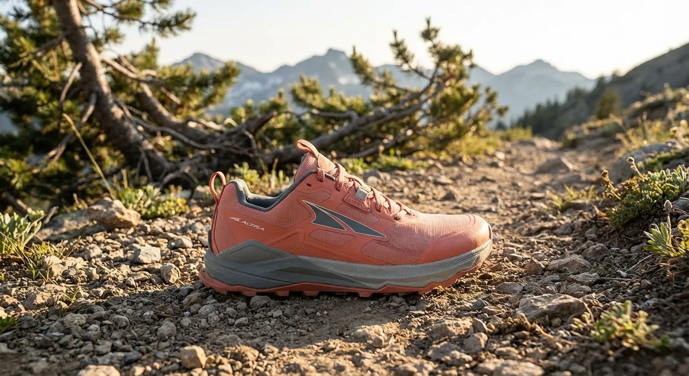 Altra Lone Peak 8 womens trail running shoe side profile