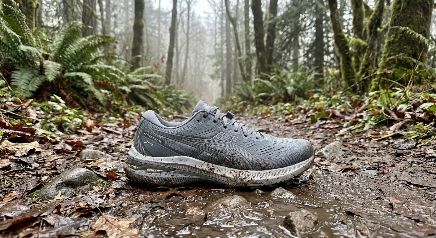 ASICS GT-2000 13 GTX mens running shoe grey colorway lateral view