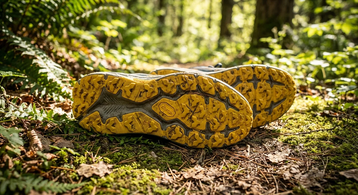 Hoka Speedgoat 6 trail running shoe Vibram outsole detail