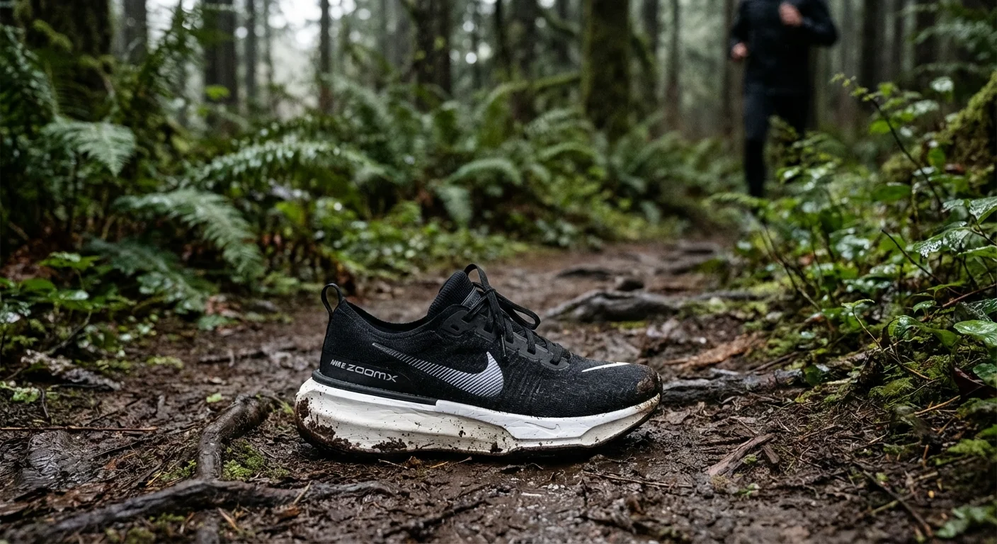 Nike Invincible 4 running shoe black colorway with thick ZoomX midsole