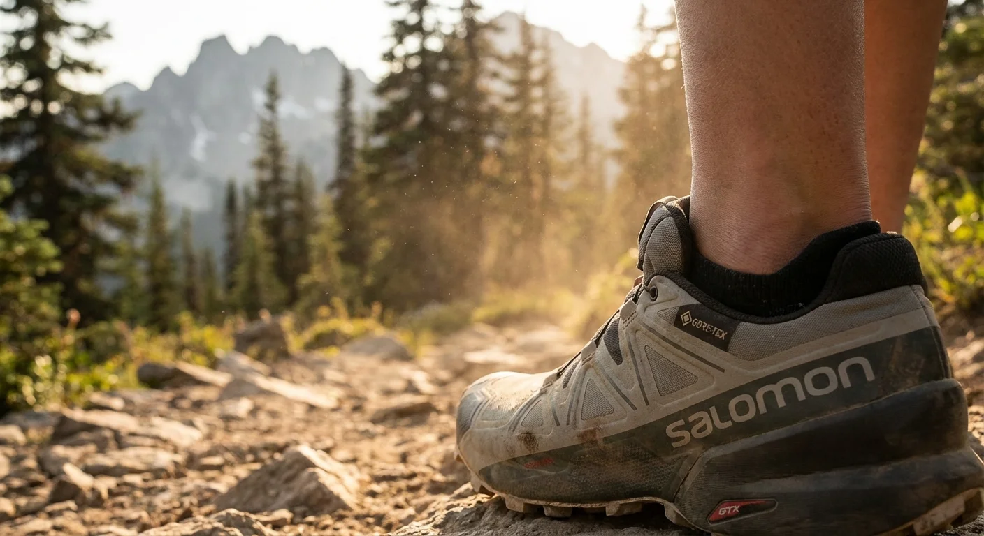 Salomon Speedcross 6 GTX trail running shoe Gore-Tex waterproof membrane detail