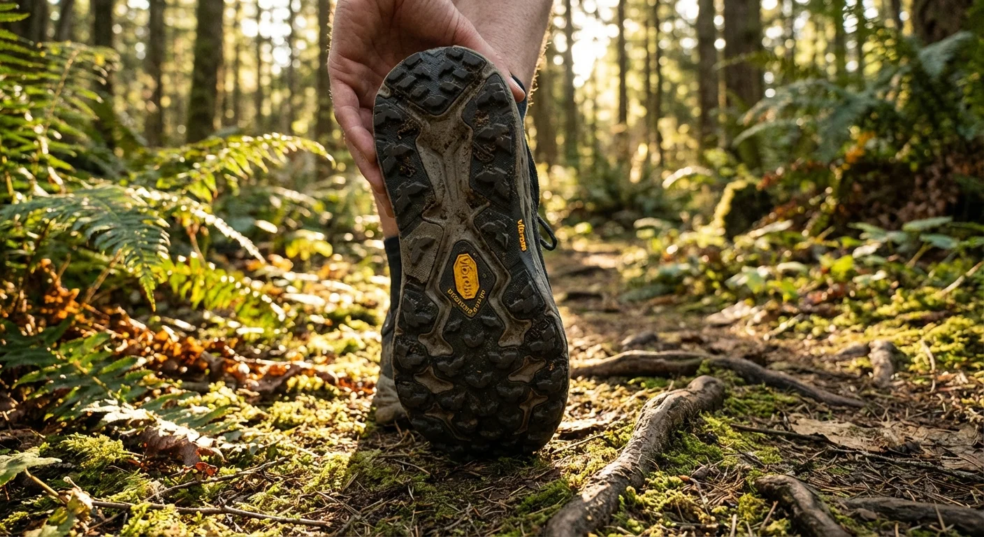 Hoka Speedgoat 6 trail running shoe Vibram Megagrip outsole detail