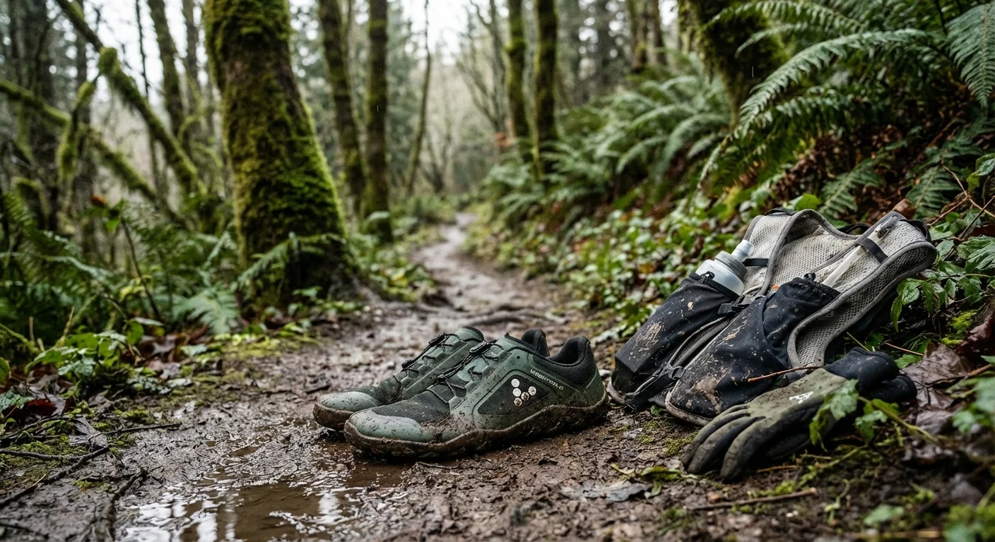 Vivobarefoot Primus Trail III FG barefoot shoe with trail running gear