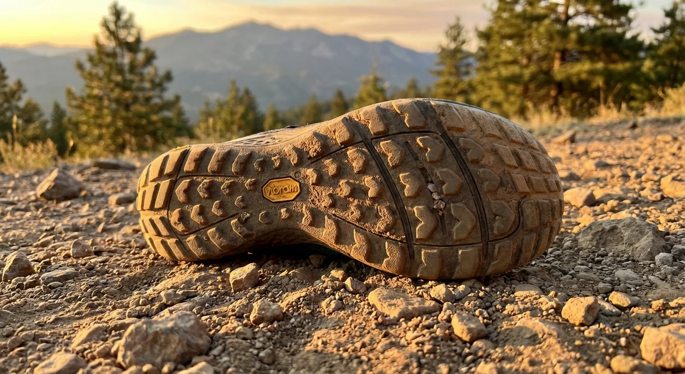 Merrell Trail Glove 8 Vibram outsole tread pattern close-up