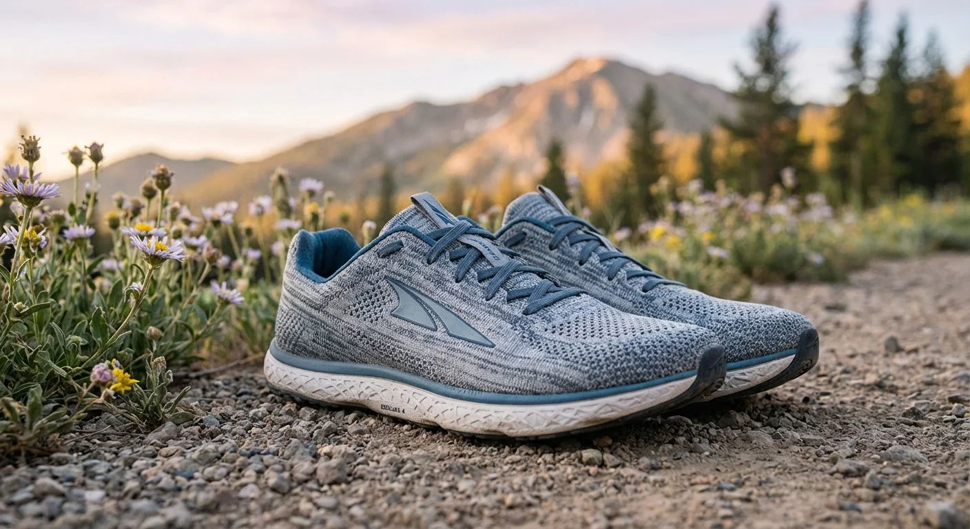 Altra Escalante 4 lightweight knit upper close-up