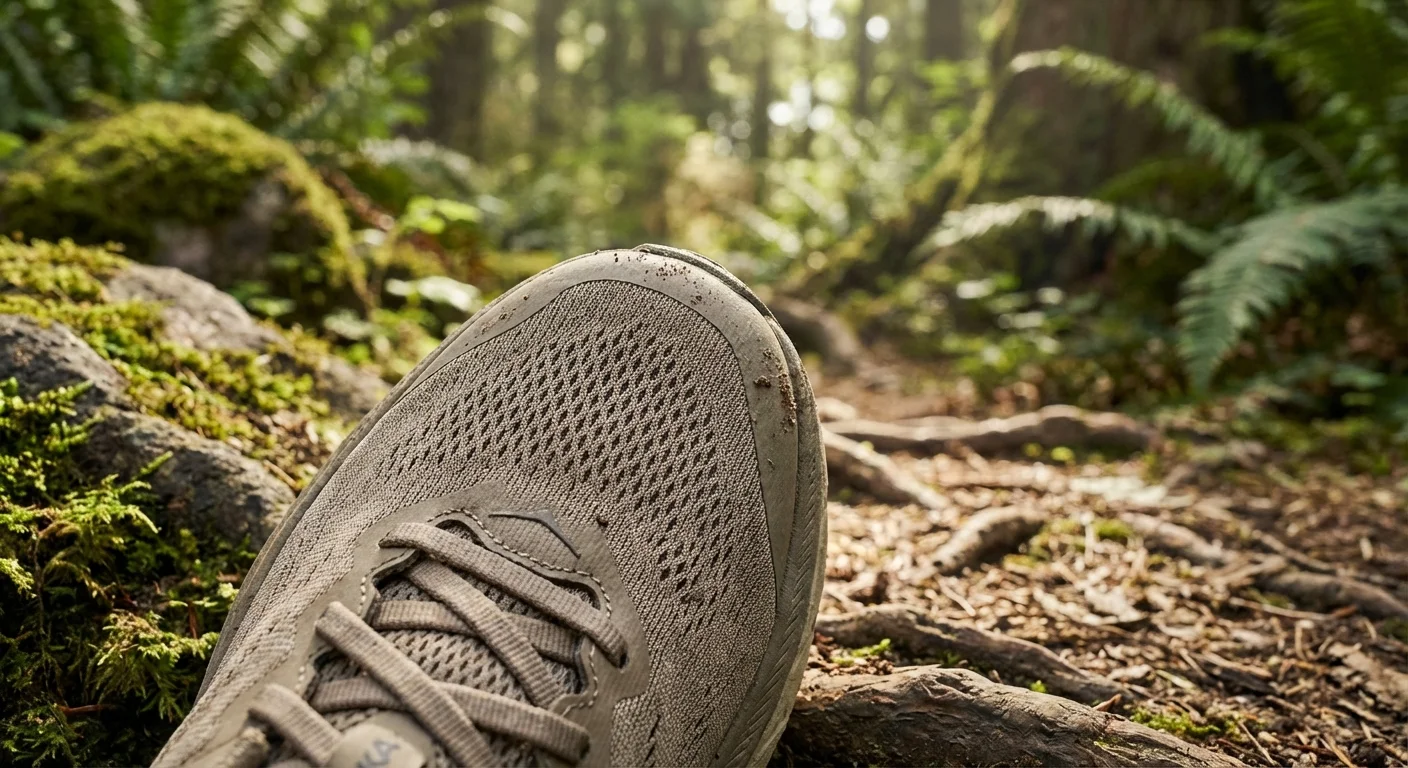 Hoka Challenger 8 ATR women's shoe mesh upper detail close-up