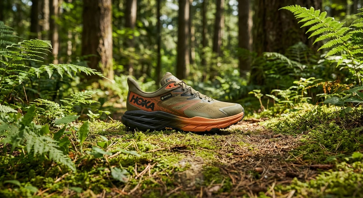 Hoka Speedgoat 6 GTX trail running shoe side profile