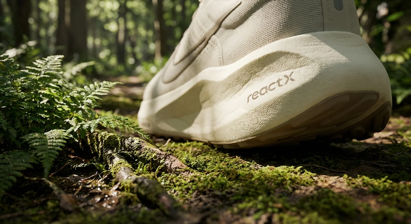 Nike Pegasus 42 running shoe midsole ReactX foam detail