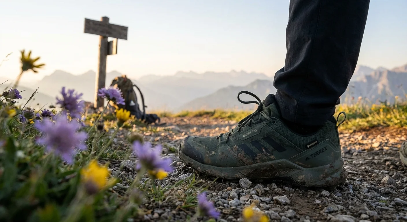 adidas Terrex Swift R3 GTX hiking shoe dark green Gore-Tex