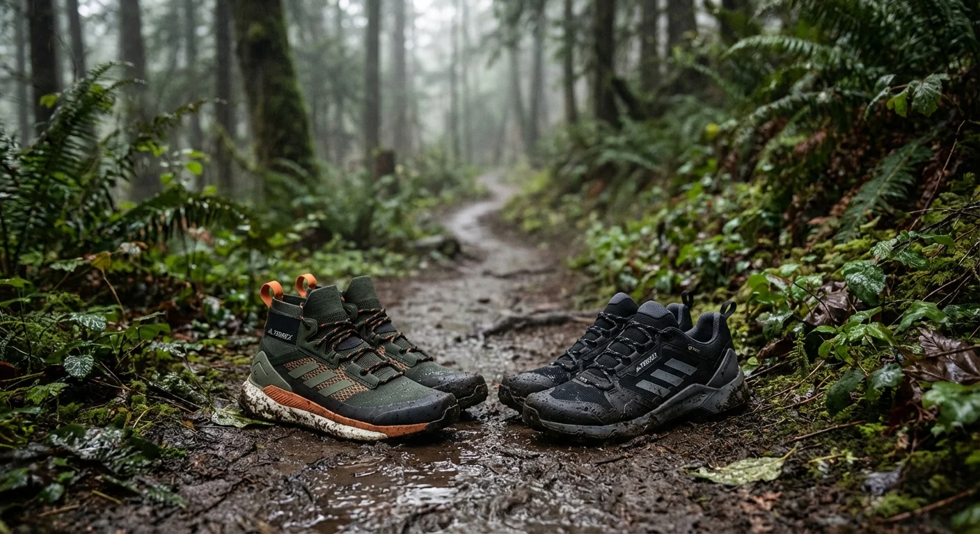 adidas Terrex Free Hiker 2 and Terrex Swift R3 GTX side by side comparison