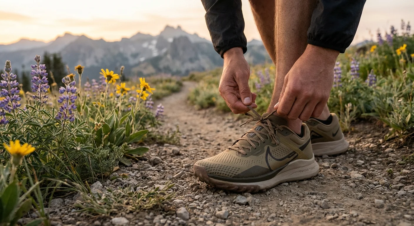 Nike Pegasus Trail 5 lacing system runner's loop technique