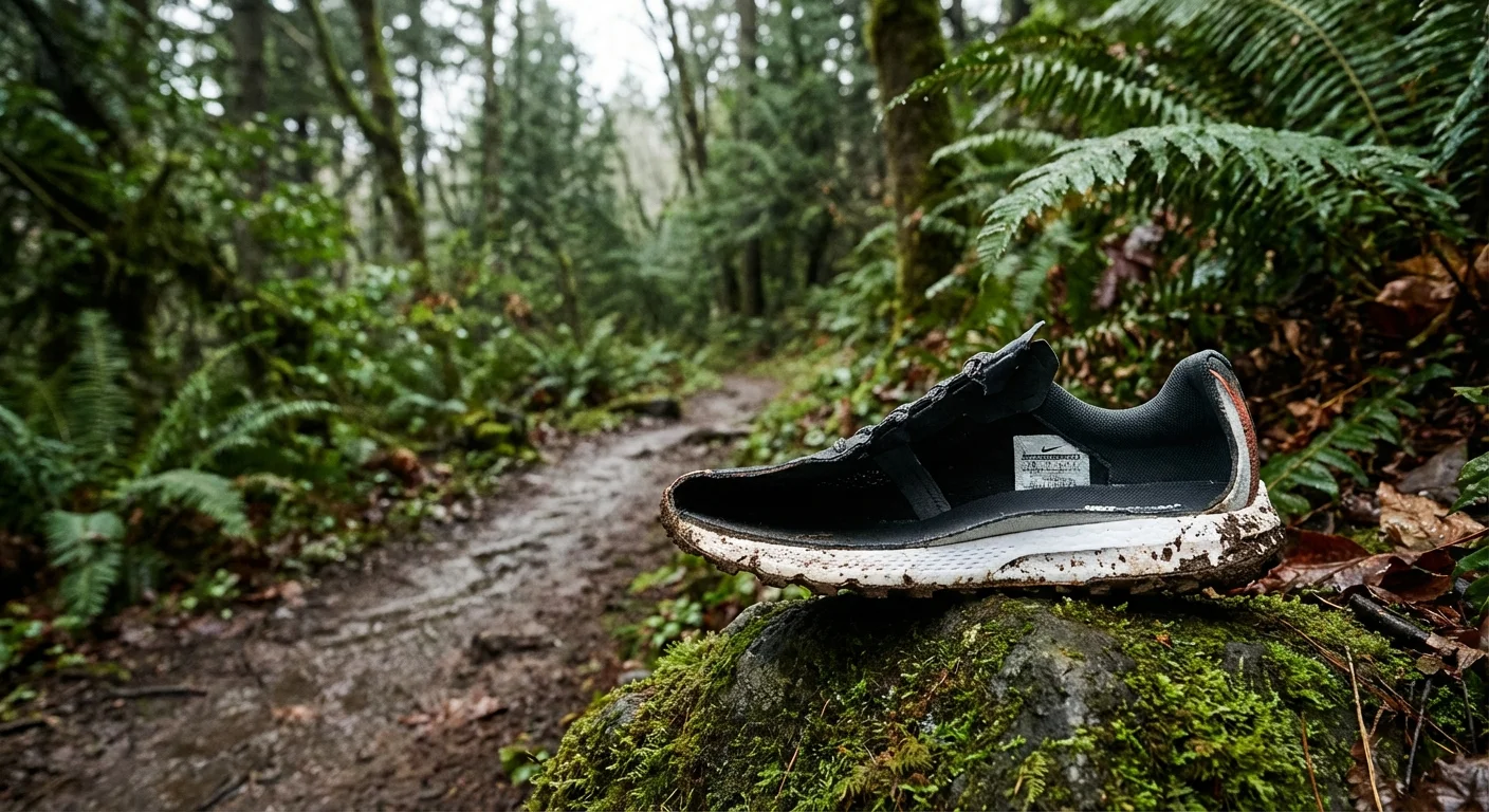 Nike Ultrafly trail running shoe midsole foam cutaway detail