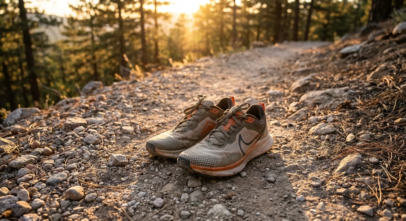 Nike Juniper Trail 3 entry-level trail running shoe overhead view