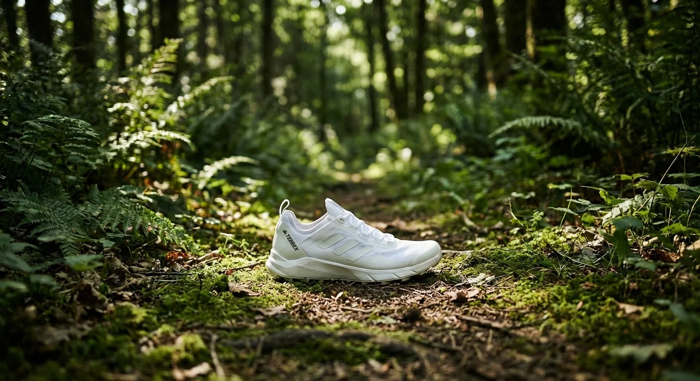 Adidas Terrex Speed Ultra lightweight trail running shoe white colorway
