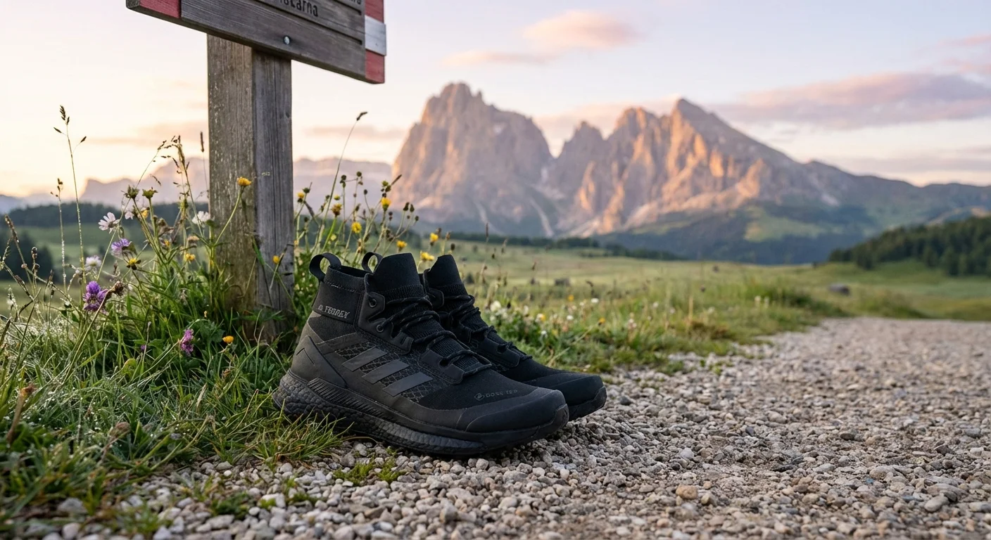 Adidas Terrex Free Hiker 2.0 mid-cut trail shoe GORE-TEX black