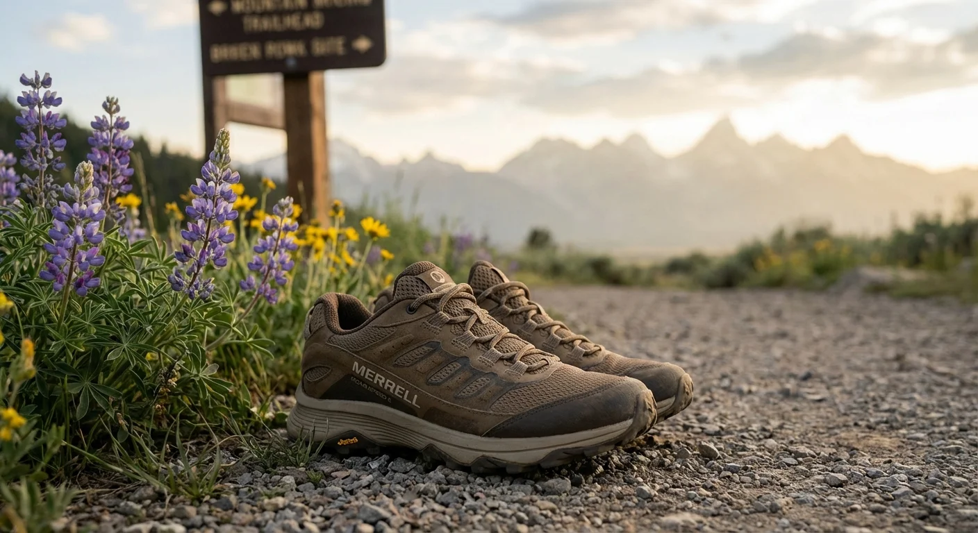 Merrell Moab Speed 2 trail shoe earth tone brown colorway