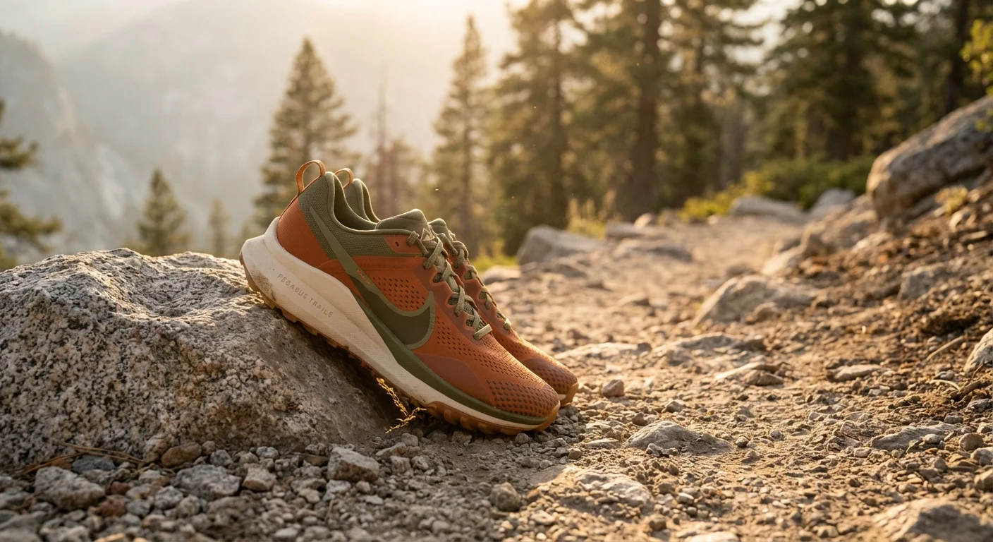 Nike Pegasus Trail 5 running shoe side profile