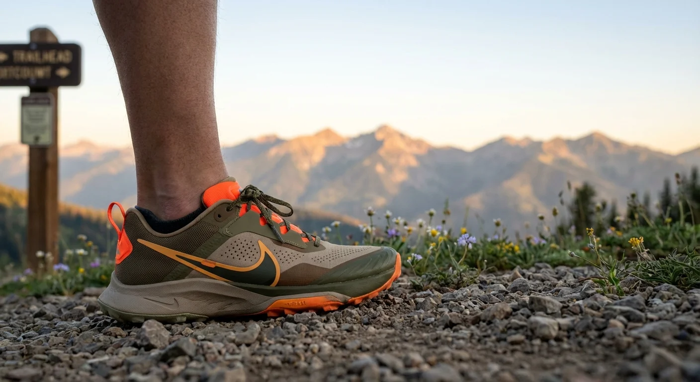 Nike Kiger 9 trail shoe lightweight profile view