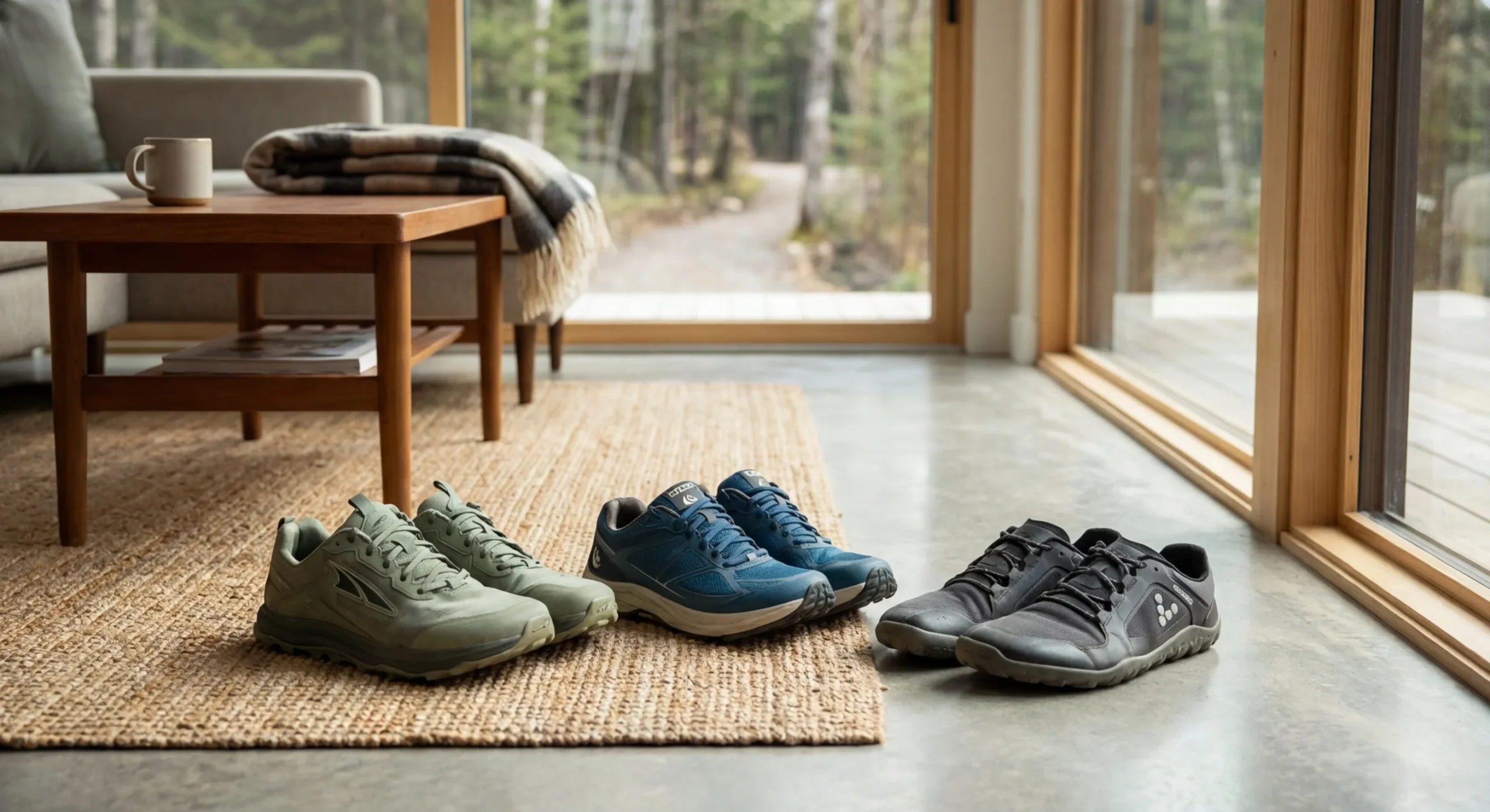 wide toe box trail running shoes