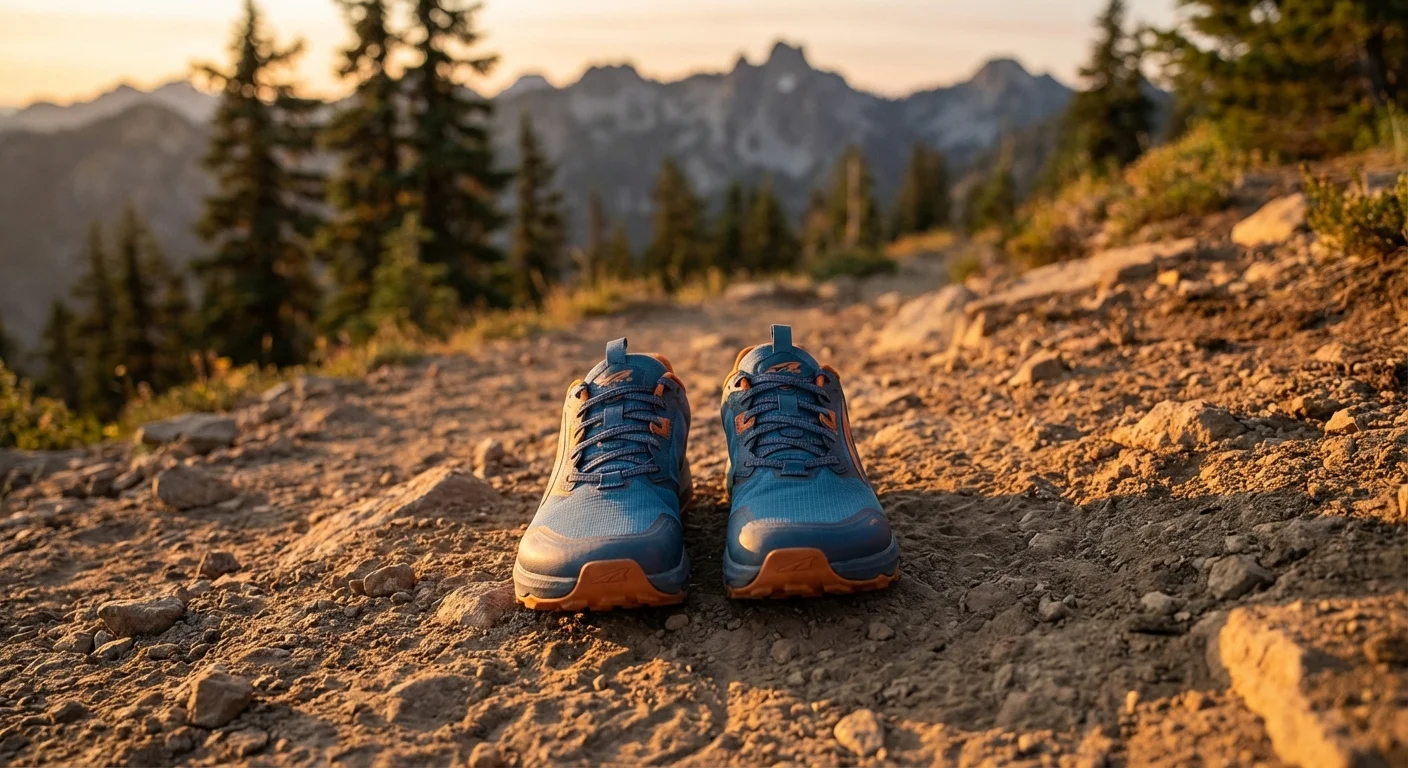 Altra Lone Peak 8 Winter wide toe box trail running shoe top view