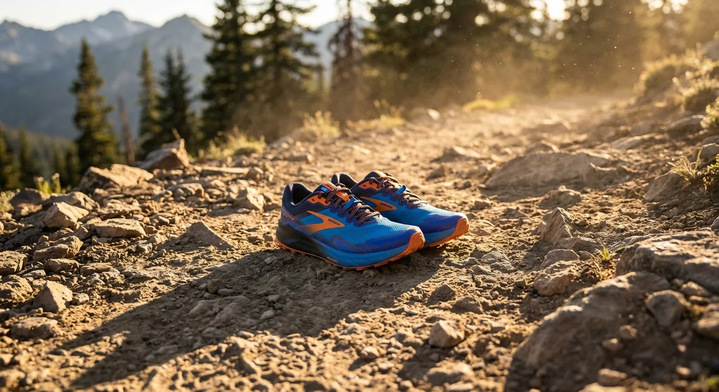 Brooks Catamount 4 lightweight trail running shoe top view