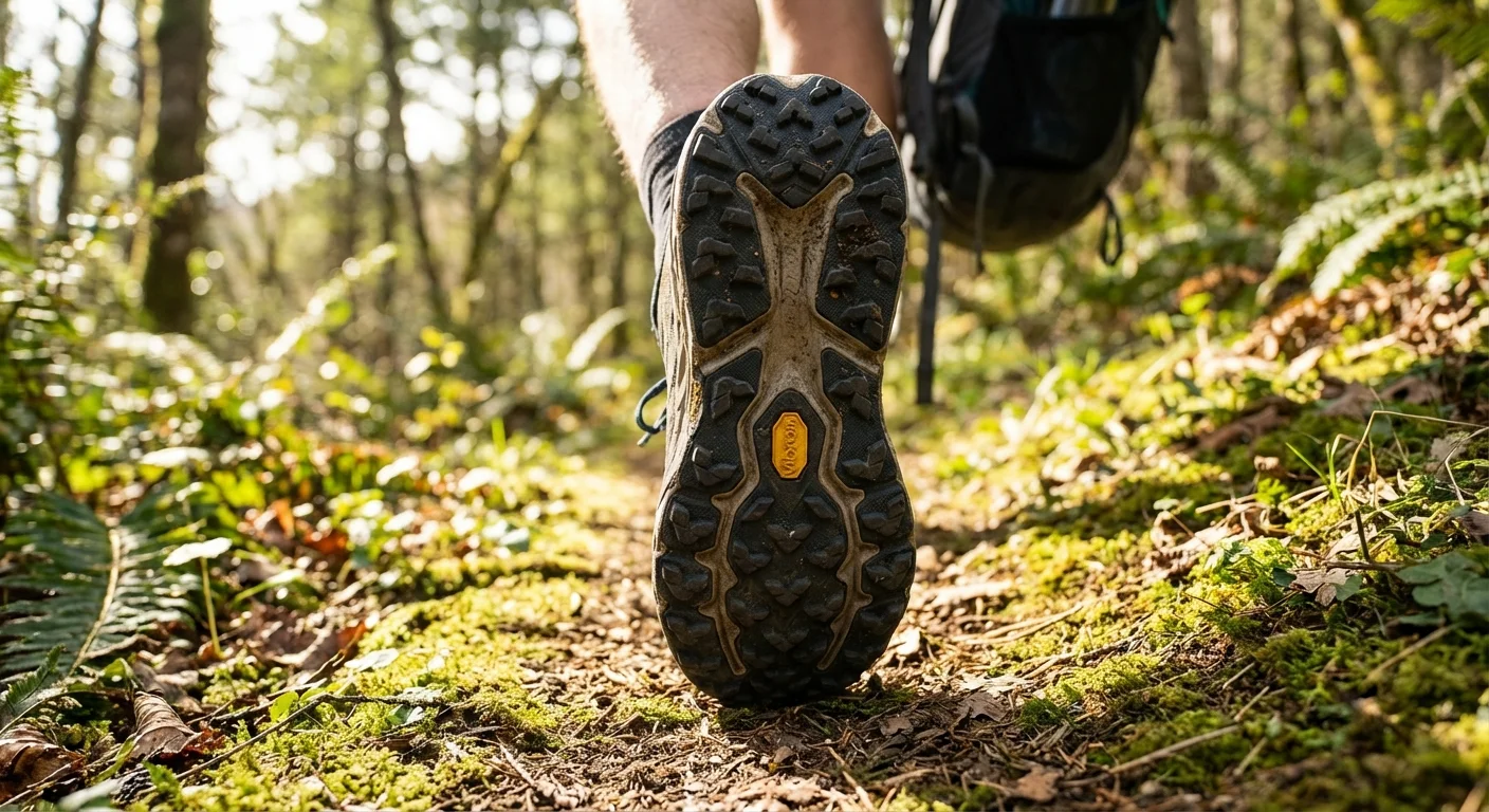 Hoka Speedgoat 6 Vibram Megagrip outsole tread pattern closeup