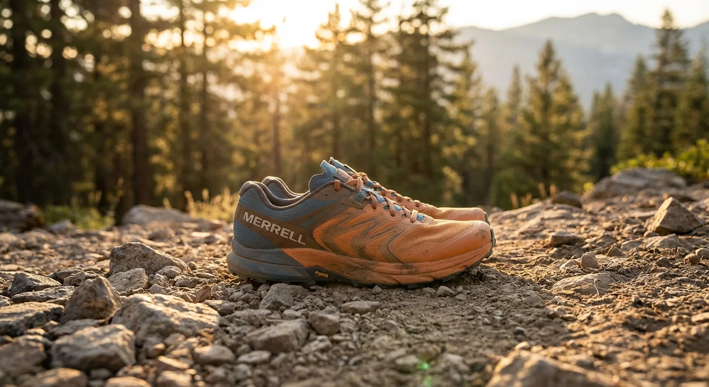 Merrell Agility Peak 5 trail running shoes side profile