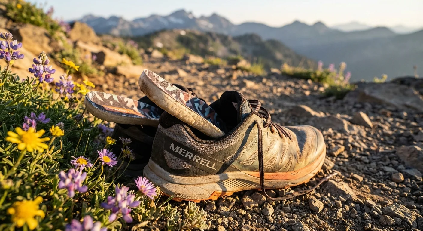 Merrell Agility Peak 5 trail running shoe interior cushion and insole detail