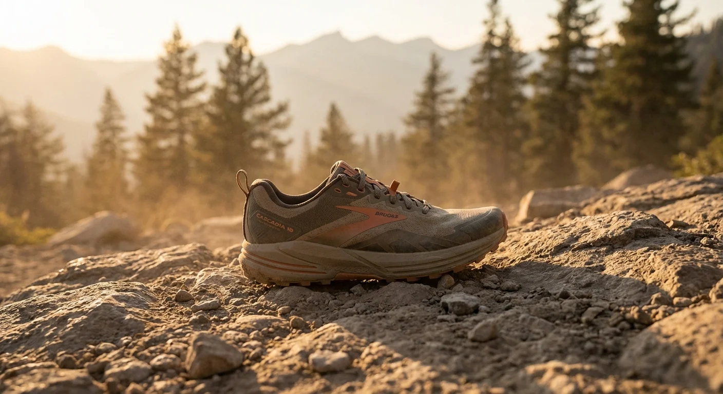 Brooks Cascadia 19 trail running shoe side profile