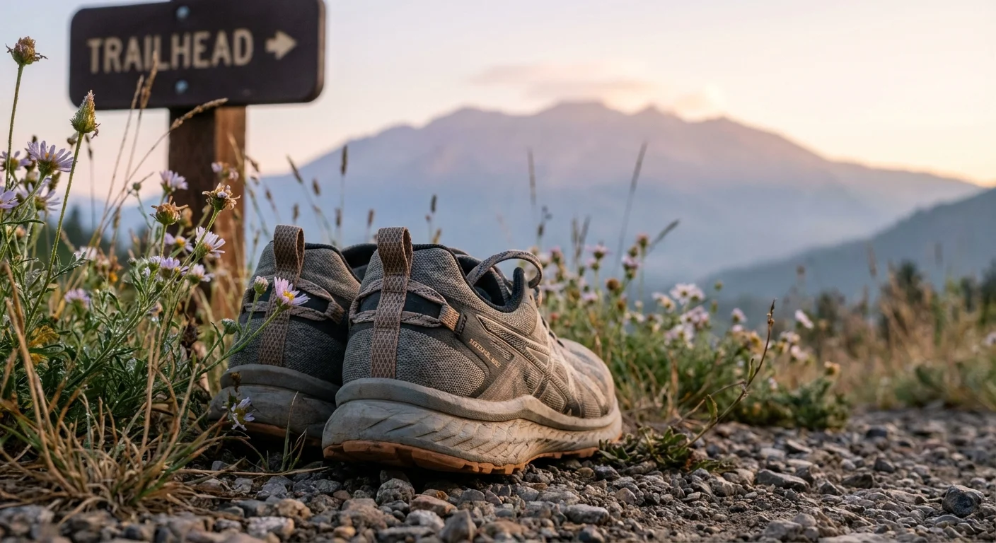 Asics Megablast runner's loop heel lock lacing technique close-up