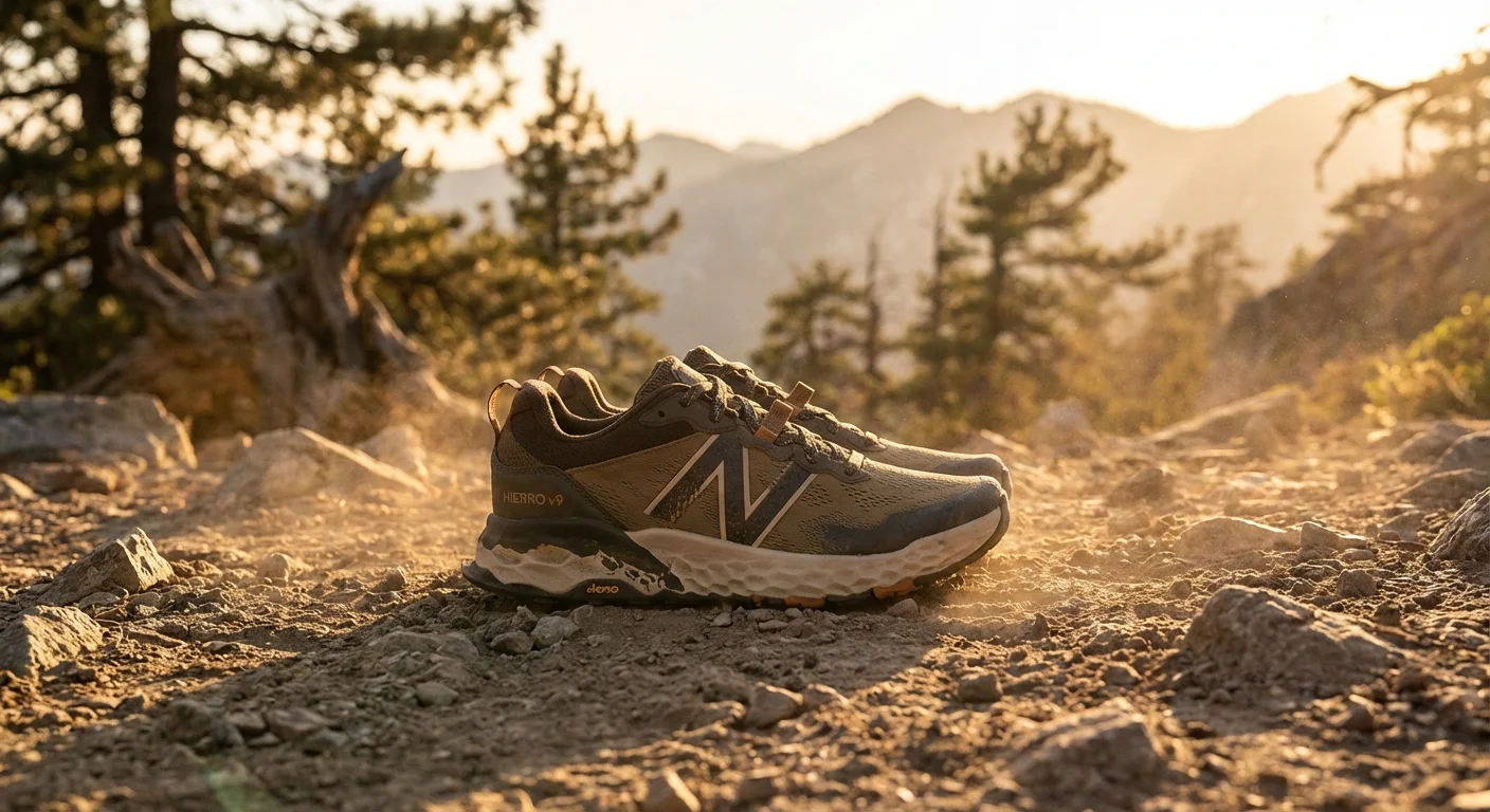 New Balance Hierro v9 trail running shoe side profile