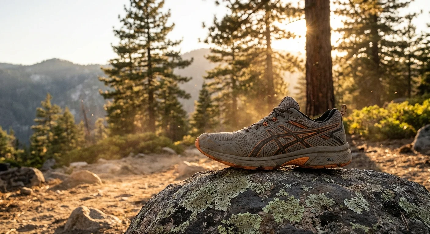 Asics Gel Venture 10 trail running shoe side profile
