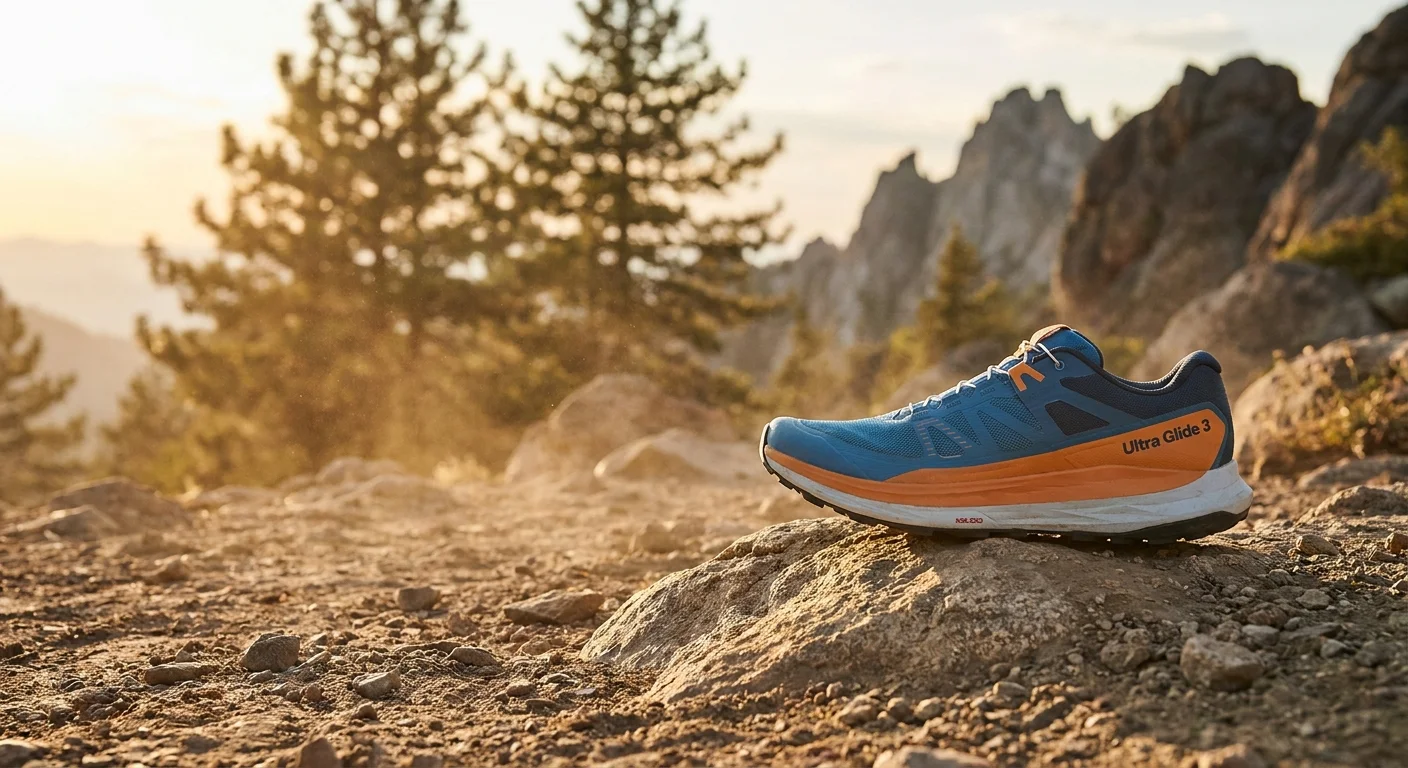 Salomon Ultra Glide 3 trail running shoe cushion midsole cutaway