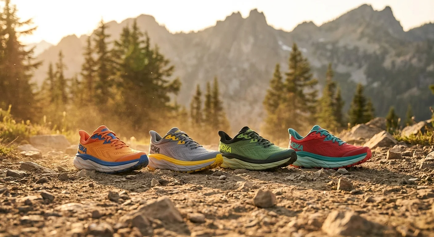 Hoka Challenger ATR 8 running shoe multiple colorways lineup